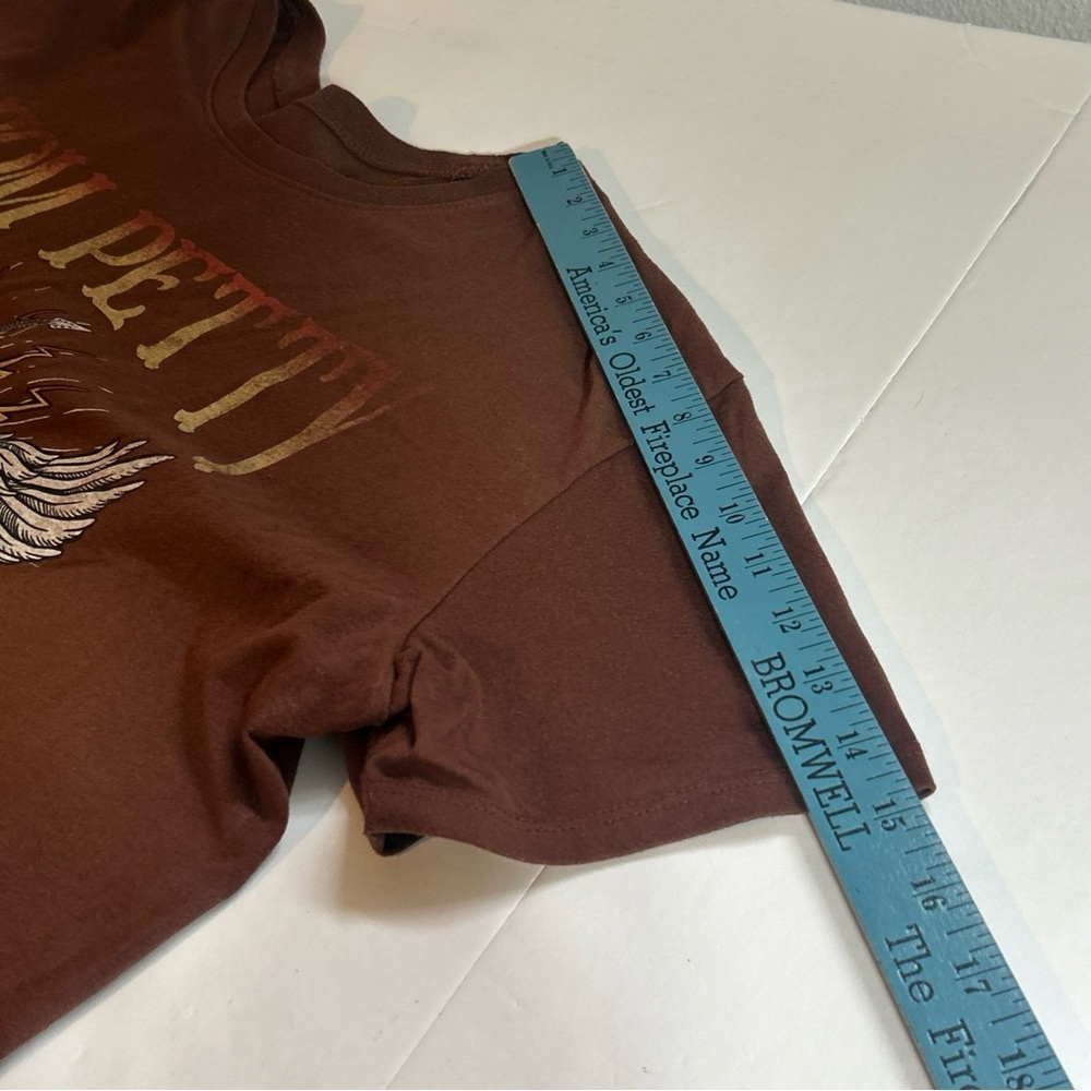 Tom Petty And The Heartbreaks Brown Short Sleeve Shirt Size XXL (20) - Picture 5 of 7